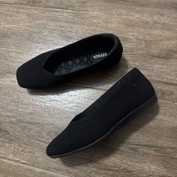 VIVAIA Square Toe Ballet Flats Lightweight Square-Toe V-Cut Flats 37.5 Margot - Picture 8 of 8